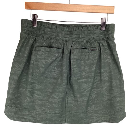 Orvis Skort Size XS Xsmall Camo Embossed Pull-On Travel Skirt Print Skirt Olive - Picture 6 of 10